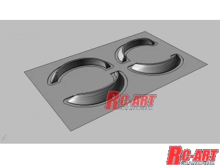 Wide fender Type2 10mm Fender Flare Kit [RC-ART] ART6041