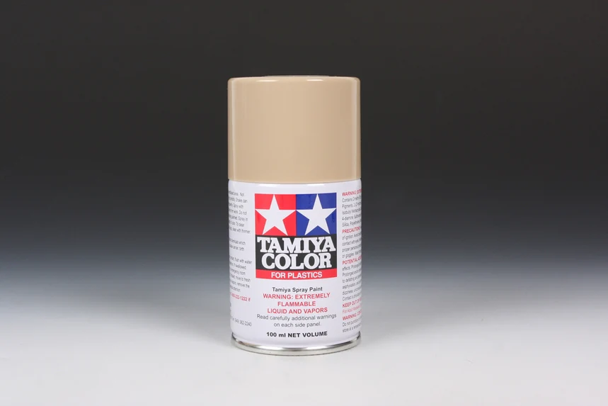 WOODEN DECK TAN - Lacquer Spray Paint 100ml (For Plastic Models) TS-68 [Tamiya] 85068 - Image 2