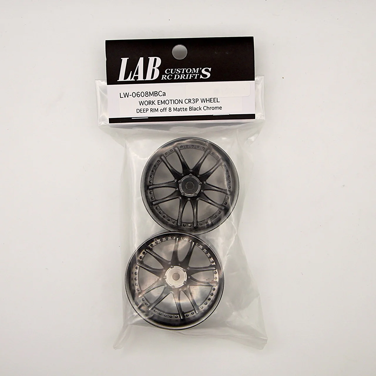 Work Emotion CR3P MATTE BLACK CHROME 6mm 8mm 1-10 DRIFT RIMS [LAB] LW-0606MBCA LW-0608MBCA - Image 4