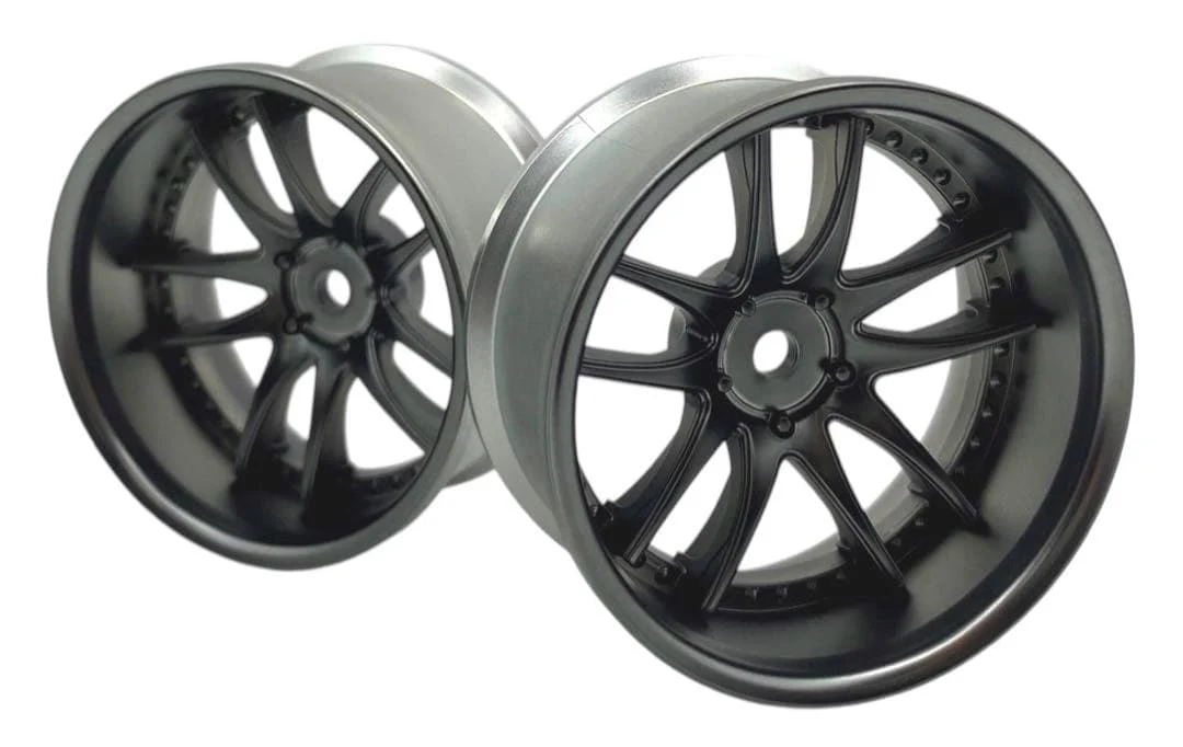 Work Emotion CR3P MATTE BLACK CHROME 6mm 8mm 1-10 DRIFT RIMS [LAB] LW-0606MBCA LW-0608MBCA - Image 5