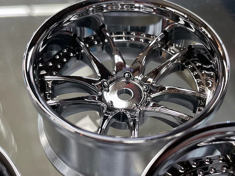 Work Emotion CR3P SNOW WHITE - CHROME 6mm 8mm 1-10 DRIFT RIMS [LAB] LW-0606MSN LW-0608MSN - Image 3