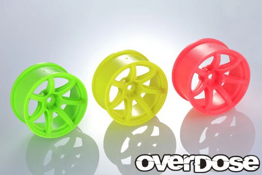 Work Emotion R-SPEC T7R 7mm Pink Yellow Green [Overdose] OD2722 OD2723 OD2724