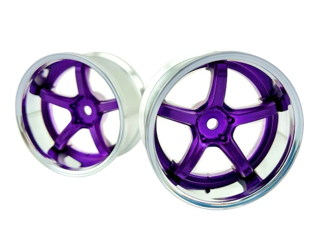 Work EMOTION T5R 2P T5R2P CONCAVE TYPE BLACK CANDY PURPLE RIMS 6mm 8mm [LAB] LW-0706CP LW-0708CP - Image 2