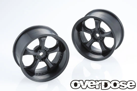 Work VS-KF (BLACK) R-SPEC Rims (HIGH TRACTION) 5mm - 7mm / 9mm WIDE  [Overdose] OD2570 OD2571 VSKF