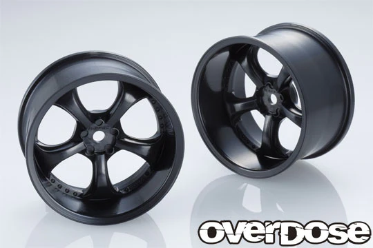 Work VS-KF (BLACK) R-SPEC Rims (HIGH TRACTION) 5mm - 7mm / 9mm WIDE  [Overdose] OD2570 OD2571 VSKF - Image 3