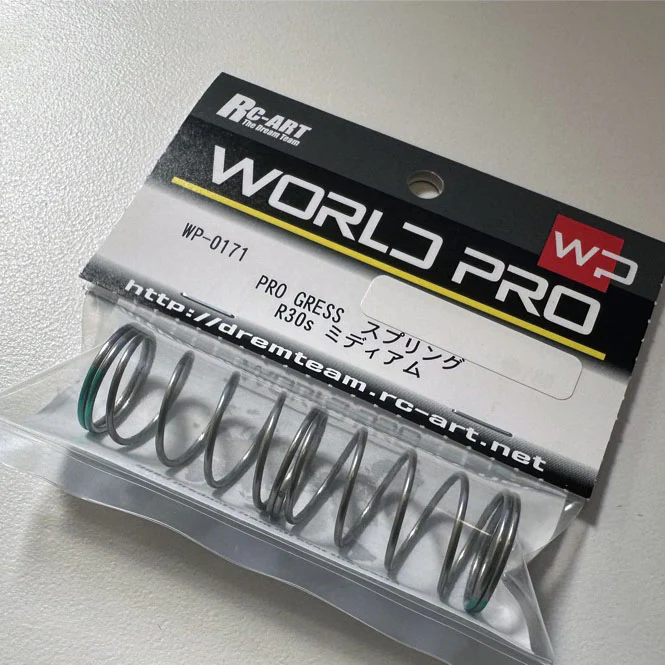 WORLD PRO - PRO GRESS R30s SPRINGS [RC-ART] WP-0170 WP-0171 WP-0172 - Image 2