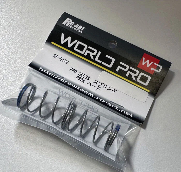 WORLD PRO - PRO GRESS R30s SPRINGS [RC-ART] WP-0170 WP-0171 WP-0172 - Image 3