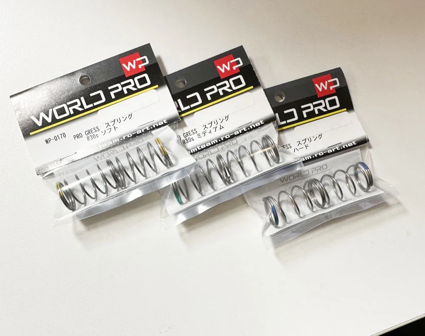 WORLD PRO - PRO GRESS R30s SPRINGS [RC-ART] WP-0170 WP-0171 WP-0172 - Image 4