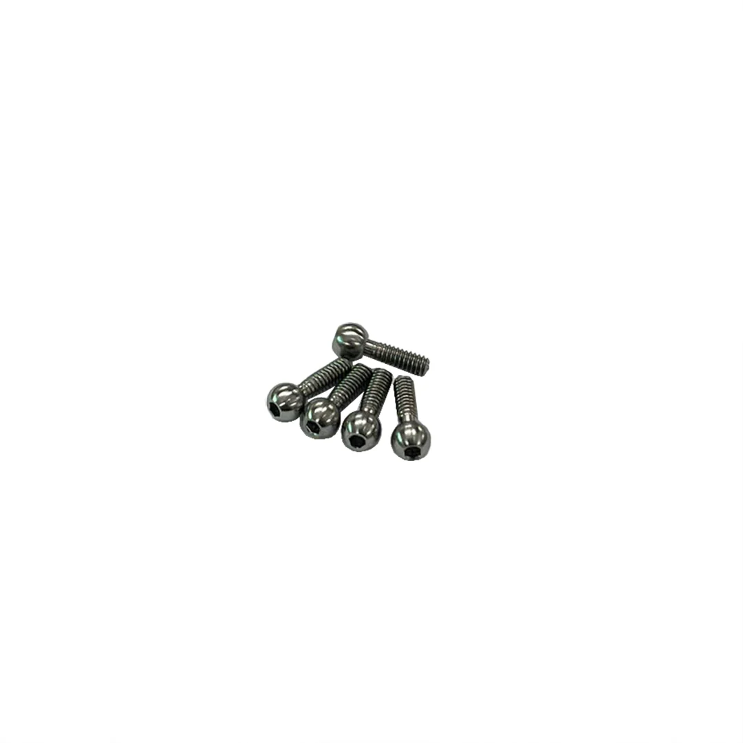 XBONE 1-28 - Titanium Pivot Ball 6mm (5pcs) [Xbility RC] X-PVB-6-TI