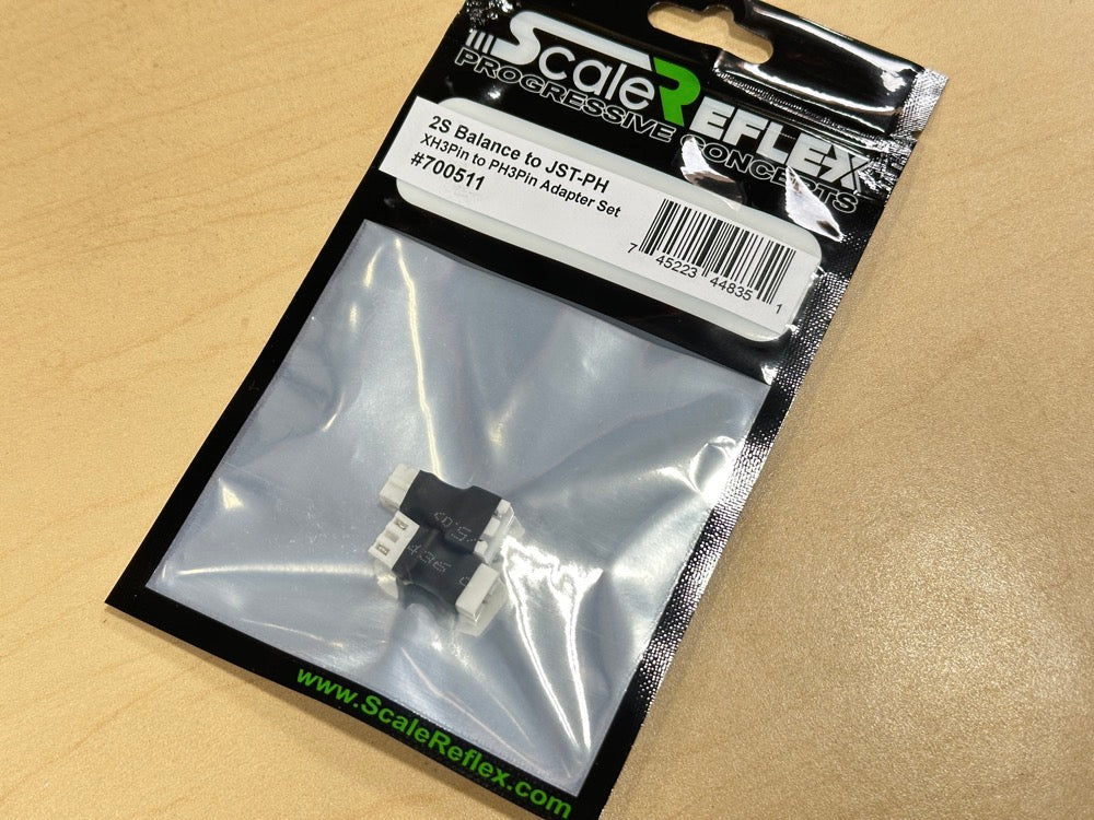 XH3Pin to PH3Pin (2S Balance to JST-PH) Adapter Set [Scale Reflex] 700511 - Image 2