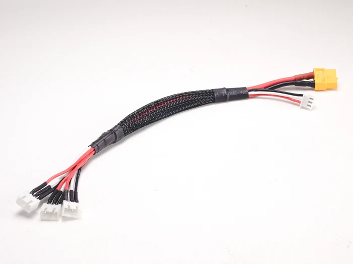 XT60 Plug To XH Plug x3 Parallel Charging Cable (1-28 Mini-Z /SCX24) [PN Racing] 700259