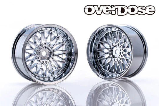 PREORDER: 326Power Yaba KING MESH - High Chrome - 7mm - 10mm - 1-10 Rims [Overdose] OD2027c OD2029c