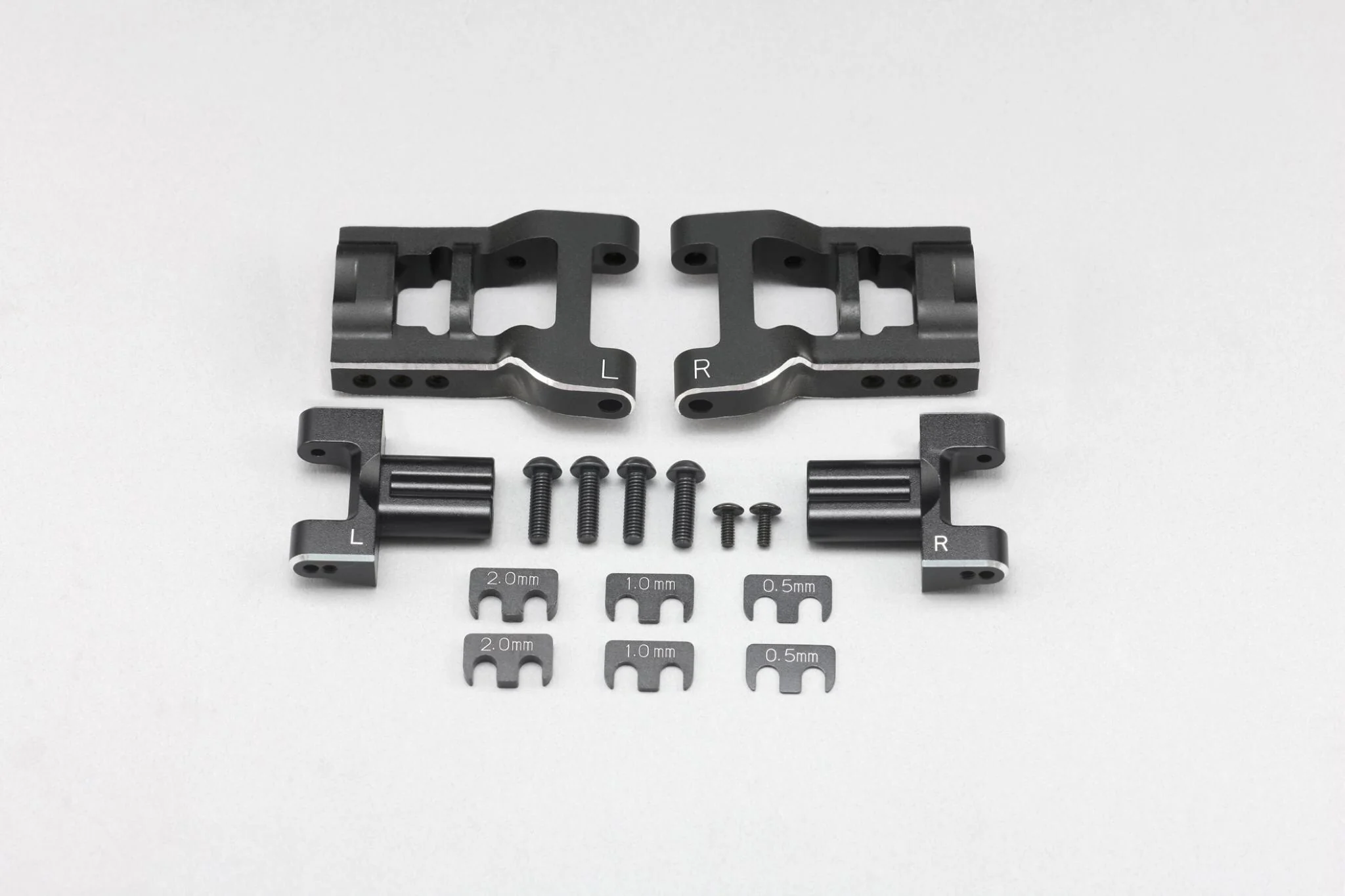 YD2 Adjustable Rear Lower H SHORT Arms Set [Yokomo] Y2-008RASA - Image 4