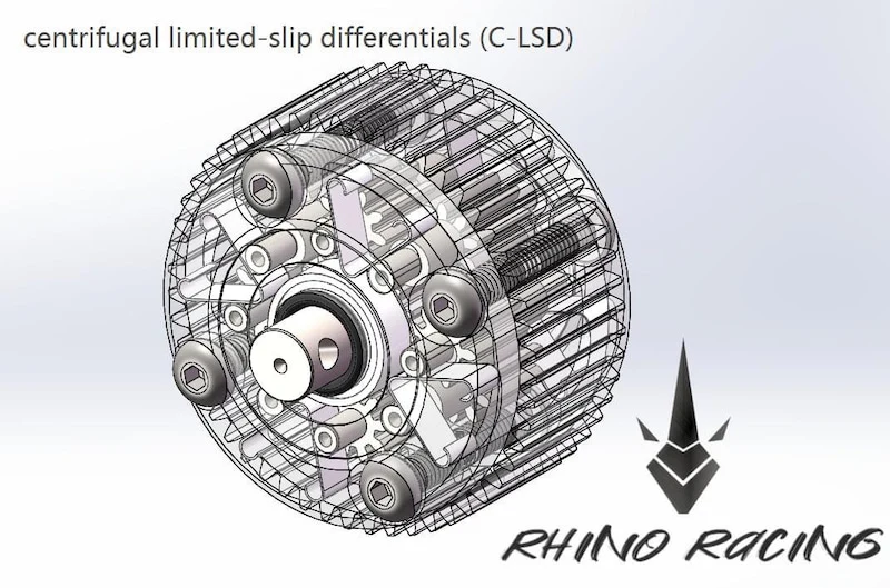 ALUMINUM C-LSD (Centrifugal) CLSD Differential Assembly Unit (RDX YD RD SD MD)[Rhino Racing] RR-600 - Image 5