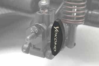 YD2 Rear Hub Carrier CALIPER WEIGHTS Set [Yokomo] Y2-415RWA - Image 2