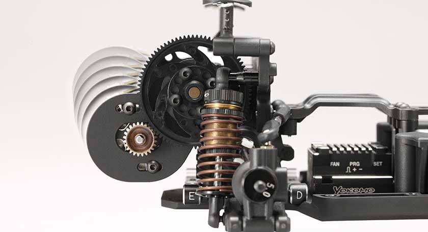YD2 Rear Motor Conversion RR [Yokomo] Y2-RMC - Image 3