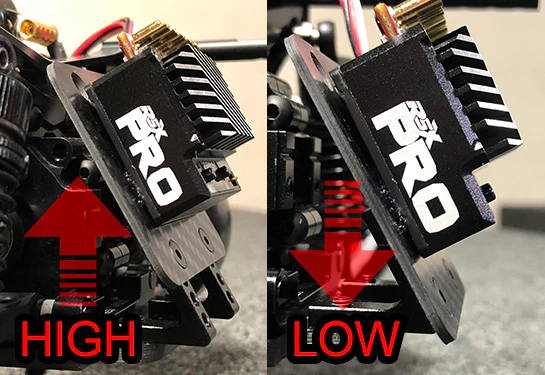 Adjustable Rear ESC KIT - YD2 RMX GALM SD RD (BLACK RED BLUE PURPLE) [Scale Reflex] 863500 - Image 7