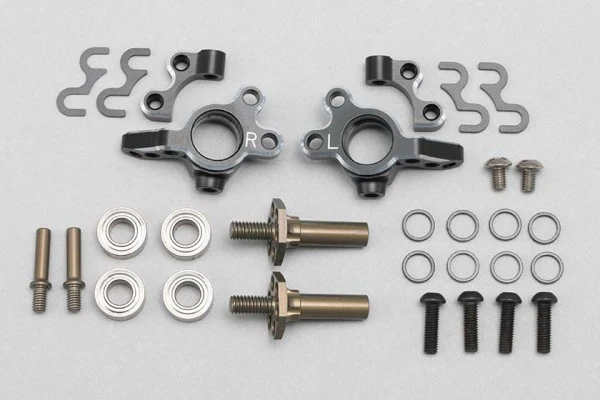 YD2 UPGRADE OPTION 2 KIT - ALUMINUM KPI KNUCKLES + FRONT AXLES YD2 YD-2 [Yokomo] Y2-OP2A