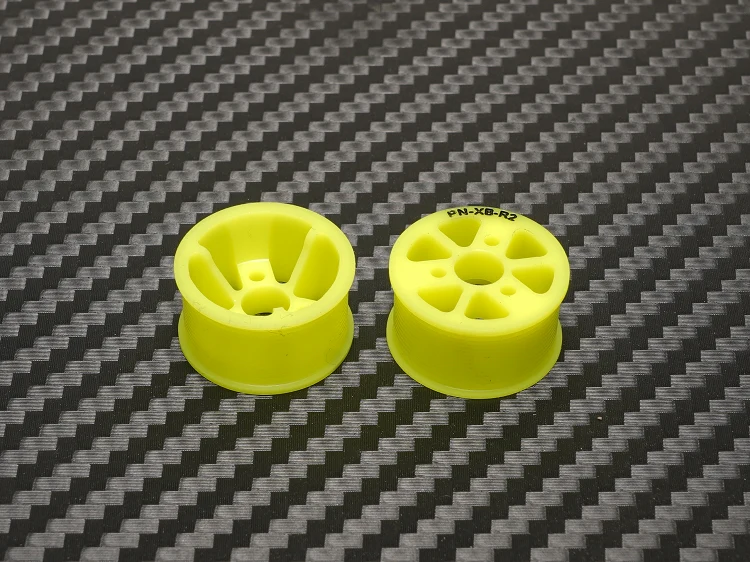 YELLOW XBOne 2WD Machine Cut - REAR Flanged Rims - RWD Wheels Xbility One XB1 [PN Racing] XB11Y3 XB11Y2 XB11Y14 - Image 2