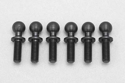 YOKOMO Hex Hole Rod End 4.8mm Ball Stud Head (L Size - 15.0 mm) 6-Pack [Yokomo] B8-206LHA