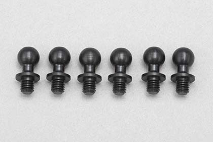 YOKOMO Hex Hole Rod End 4.8mm Ball Stud Head SS Size (M Size - 10 mm) 6-Pack [Yokomo] B8-206SSHA