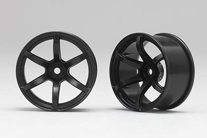 Racing Performer 6 Spoke (Black) Rims - 6mm - 8mm [Yokomo] RP-6213B6 RP-6213B8