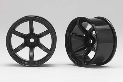 Racing Performer 6 Spoke (Black) Rims - 6mm - 8mm [Yokomo] RP-6213B6 RP-6213B8 - Image 2
