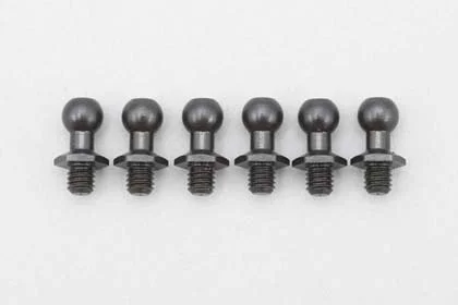YOKOMO Rod End 4.3mm Ball Stud (9.8mm Length - 3mm Thread) with HEX Hole (SS Size) 6-Pack [Yokomo] ZC-206SSHA