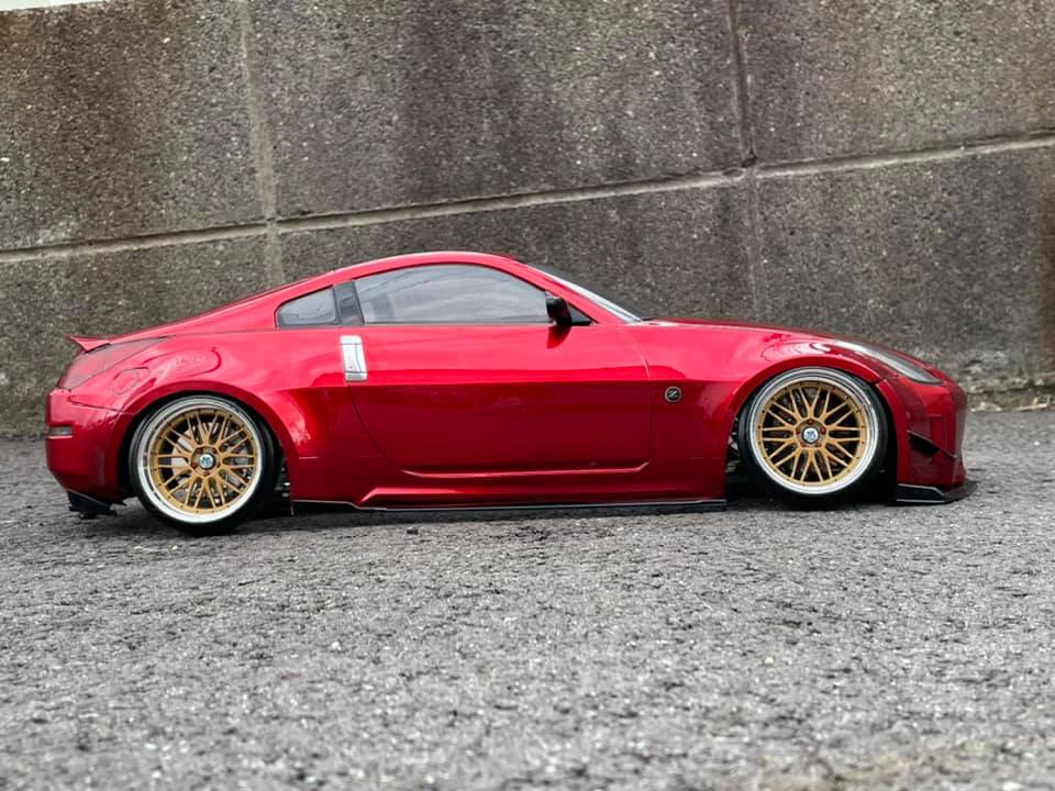 Z33 Fairlady Z 350Z Spirit Rei Body Japan TamTam Exclusive w- 3D DECALS + WING SET [Addiction] AD-HB14 - Image 3