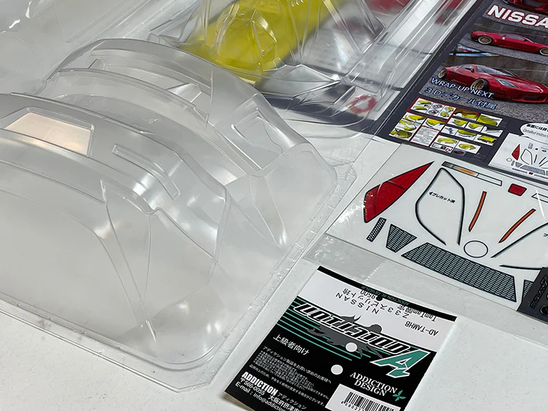 Z33 Fairlady Z 350Z Spirit Rei Body Japan TamTam Exclusive w- 3D DECALS + WING SET [Addiction] AD-HB14 - Image 5