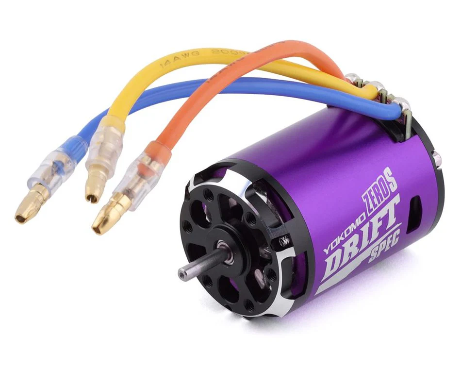 ZERO-S DRIFT SENSORED BRUSHLESS MOTOR (10.5T-13.5T) RED PURPLE BLACK[Yokomo] YM-S105DB-S105DR-S105DP-S135DB-S135DR-S135DP - Image 7