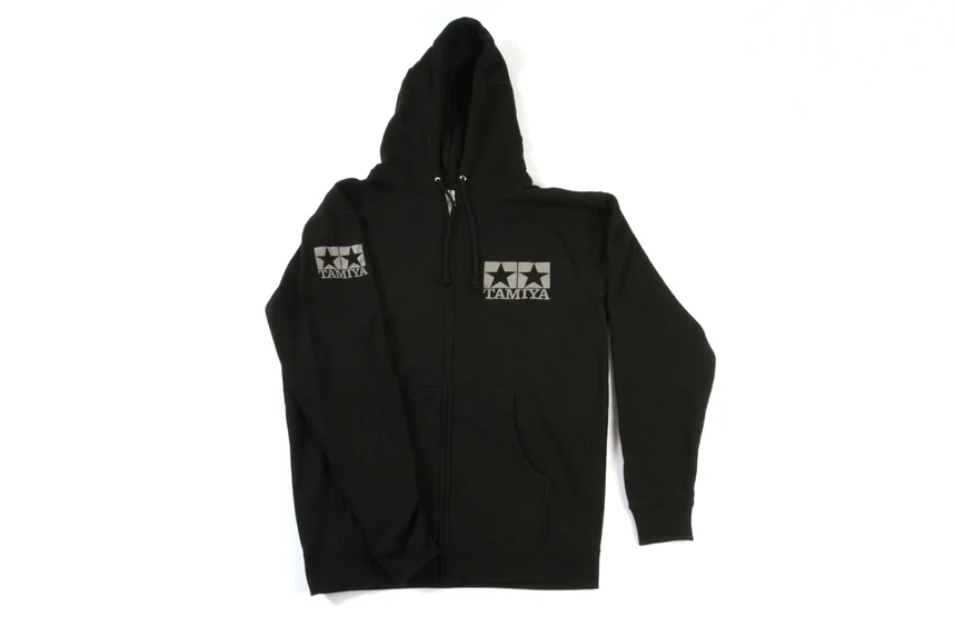 Zip Up Hoodie Sweater (Silver Tamiya Print) [Tamiya] MM082