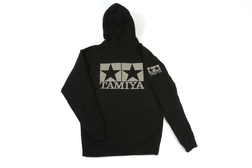 Zip Up Hoodie Sweater (Silver Tamiya Print) [Tamiya] MM082 - Image 2
